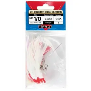 Kit de 5 leurres Ragot mitraillette eco