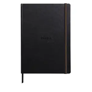 Fester A4-Format broschierter Rückenheft Rhodia Touch Carb'on image-0