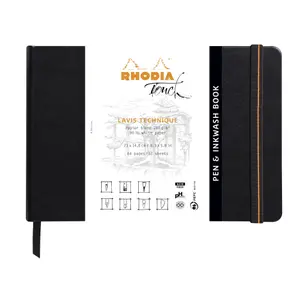 Wallpaper Rhodia Pen & Inkwash image-1