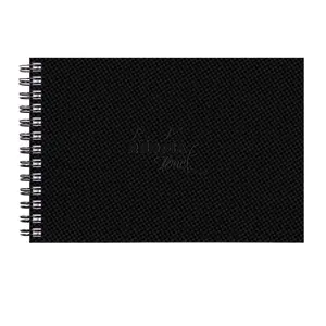 Libro acquerello 100% cotone grana satinata 40 pagine A5 orizzontale rilegatura rigida integrale Rhodia Touch image-0