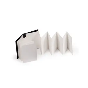 Libro acquerello 100% cotone grana fine 32 pagine A6 ritratto rigido doppio accordéon Rhodia Touch image-1