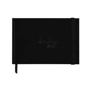 Satin-finish 100% cotton paper book, 40 pages, landscape A6, sewn-bound, rigid cover brochure. Rhodia Touch image-0