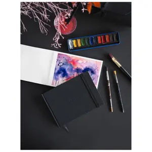 Libro di carta 100% cotone gran morbido 40 pagine brochure cucita con copertina rigida Rhodia Touch image-2