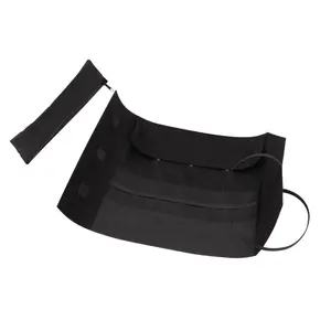 Astuccio a rotolo 2 in 1 per artisti con astuccio con cerniera rimovibile, tela nera stampata Rhodia Touch image-1