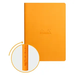 Textiles Spritzheft A5 64 linierte Seiten cremefarbenes Papier Rhodia Rhodiarama image-1