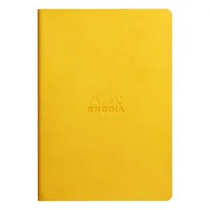 Cuaderno de inyecciones textil A5 64 páginas rayadas papel marfil Rhodia Rhodiarama image-0