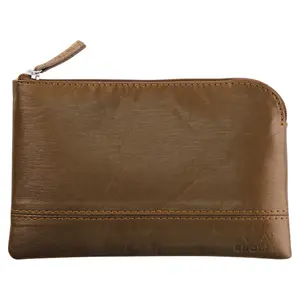 Pochette con zip in similpelle italiana Rhodia image-0