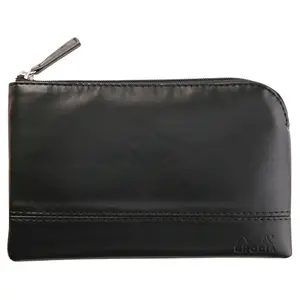 Pochette con zip in similpelle italiana Rhodia image-0