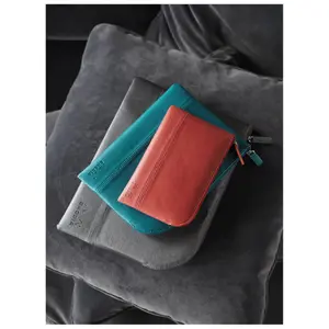Pochette con zip in similpelle italiana Rhodia image-1