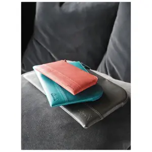 Pochette con zip in similpelle italiana Rhodia image-2