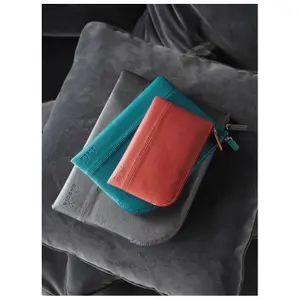 Pochette con zip in similpelle italiana Rhodia image-1