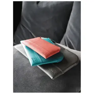 Pochette con zip in similpelle italiana Rhodia image-2