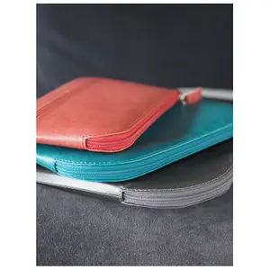Pochette con zip in similpelle italiana Rhodia image-3
