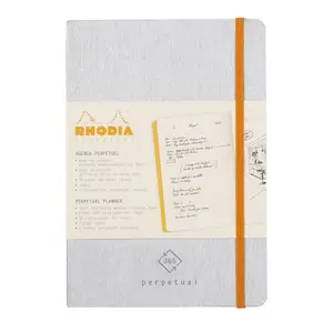 Ivory papírový blok s mikroperforovanými rohy a gumou Rhodia Perpetual image-2