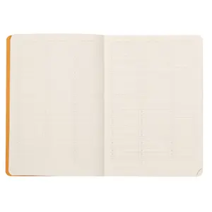 Carnet papier ivoire coins microperforés avec élastique Rhodia Perpetual image-4