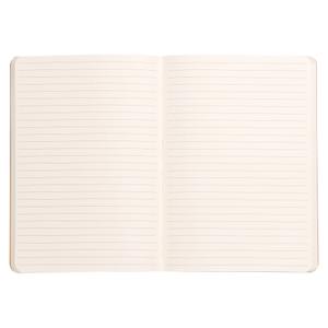Blødt A5 kladdehæfte 160 sider linjeret papir med elastisk lukning Rhodia image-1