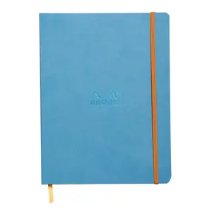 Soft notebook 160 lined pages with elastic closure Rhodia image-0