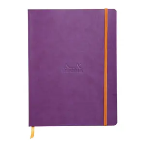 Cuaderno flexible 160 páginas de papel punteado con cierre elástico Rhodia image-0