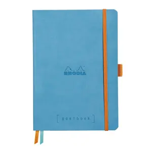 Cuaderno blando A5 240 páginas  cuadritos papel marfil Rhodia Rhodiarama image-0