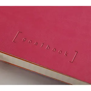 Softcover notebook 240 pages A5 small squares with ivory paper Rhodia goalbook Framboise image-4