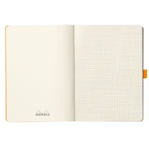 Carnet souple A5 240 pages petits carreaux papier ivoire Rhodia Rhodiarama image-4