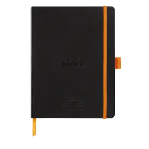 Mikroperforerede papirblokke med elastik + pen Rhodia Meeting image-0