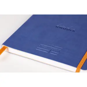 Carnet pages microperforé papier avec élastique + pstylo Rhodia Meeting image-6