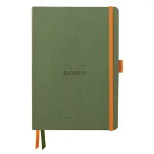 Cuaderno flexible A5 240 páginas papel marfil con puntos Rhodia Rhodiarama image-0