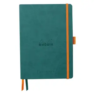Zachte A5 notitieboek 240 pagina's ivoorkleurig dotpapier Rhodia Rhodiarama image-0