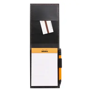 Porte-bloc avec porte-crayon + bloc N°11 petits carreaux 5x5 Rhodia image-1