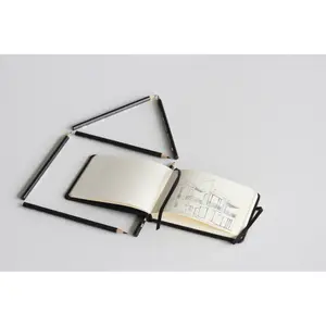 Blocco note A5 orizzontale 192 pagine carta avorio 90g, chiusura elastica Rhodia image-1