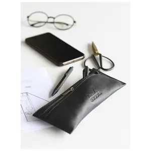 Astuccio piatto in vera pelle Rhodia image-1