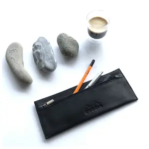 Astuccio piatto in vera pelle Rhodia image-2