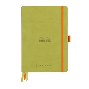 Geniet met 240 pagina's met stevig wit papier Rhodia goalbook Creation image-0