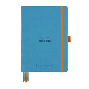 Quaderno rilegato 240 pagine con carta avorio rigida Rhodia goalbook Creation image-0