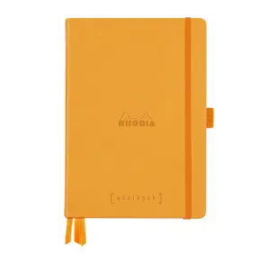 Carnet rembordé 240 pages avec papier blanc rigide Rhodia goalbook Creation image-0