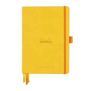 Quaderno rilegato 240 pagine con carta avorio rigida Rhodia goalbook Creation image-0