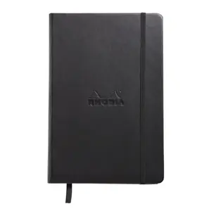 A5 Notizbuch 192 Seiten unlinierte ivory Papier mit Gummibandverschluss Rhodia image-0