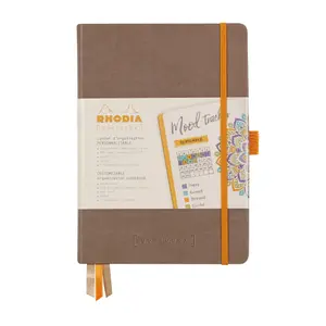 Gebundenes Notizbuch mit 240 Seiten aus hochwertigem Elfenbeinpapier Rhodia goalbook Creation image-1