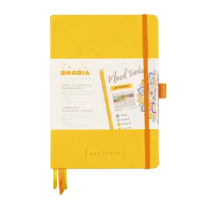 Quaderno rilegato 240 pagine con carta avorio rigida Rhodia goalbook Creation image-1