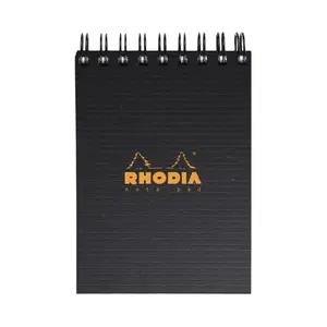 Vollständig gebundener Notizblock mit 160 Seiten klein kariert 5x5 mikroperforiert Rhodia Rhodiactive image-0