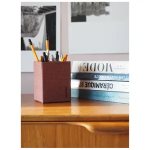 Stiftetui aus Kunstleder mit Amaranth-Muster Rhodia Botanique image-1