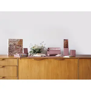 Stiftetui aus Kunstleder mit Amaranth-Muster Rhodia Botanique image-3