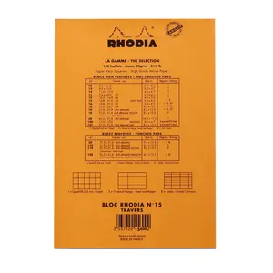 Zszywany notatnik na 150 arkuszy Rhodia Giant Pad N°15 image-2