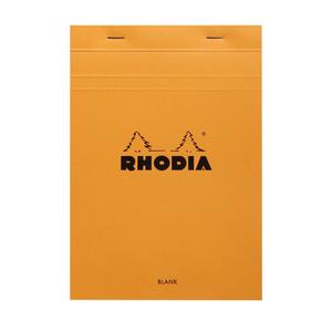 80-sheet plain stapled notepad Rhodia N°16