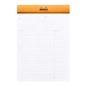 Stapled notepad a5 80 detachable pre-printed sheets Rhodia N°16 image-2