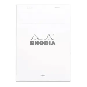 Blocco note spillato da 80 fogli a righe con margine Rhodia N°16 image-0