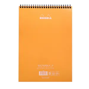 80 vel microgeperforeerd notitieblok met volledige binding Rhodia Classic image-1