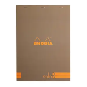 Blocco note a righe da 70 fogli con punti metallici Rhodia N°18 image-0