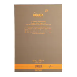 Blocco note a righe da 70 fogli con punti metallici Rhodia N°18 image-2